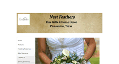 Desktop Screenshot of nestfeathers.net
