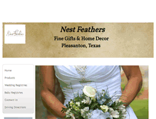 Tablet Screenshot of nestfeathers.net